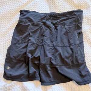 lululemon black tennis skirt